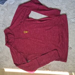 ASU 1/2 zip women's sz M